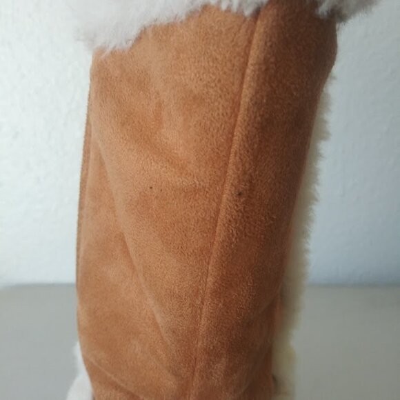 Rampage girls size 2 brown and white knee high boots - Picture 12 of 16